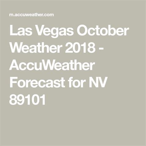 las vegas accuweather forecast.